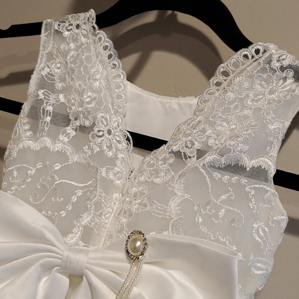 NWOT Wedding flower girl communion christening - Picture 8 of 9
